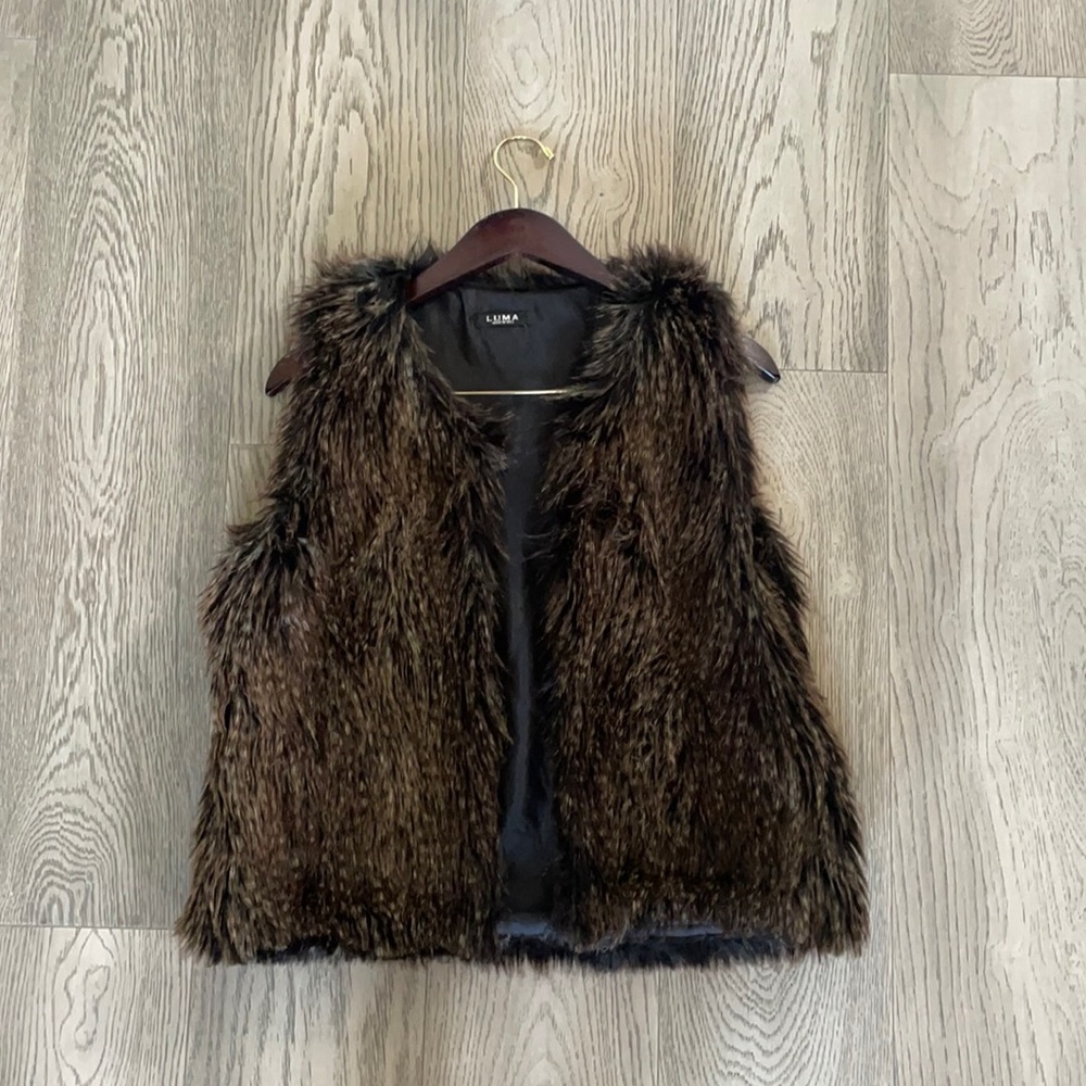 Italian Fur Vest with Silk Lining